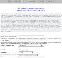 Survey popup