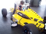 Silverstone 25/05/2003: Being strapped in