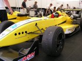 Castle Combe 22/06/2003: The Hitech garage after race one