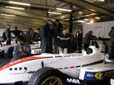 Silverstone 18/04/2004: Andrew's dad with Sir Jackie Stewart by Andrew's car