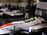 Silverstone 18/04/2004: Andrew and his team-mates prepare for race two
