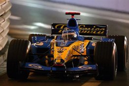 Jarno on his way to his first victory at Monaco in 2004 (disastrous haircut not shown).