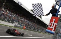 Sebastian Vettel takes a frankly astonishing first win for both himself and his team at Monza in 2008